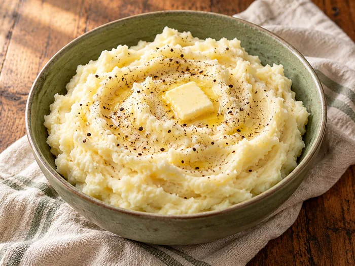 Purée de pommes de terre au lait