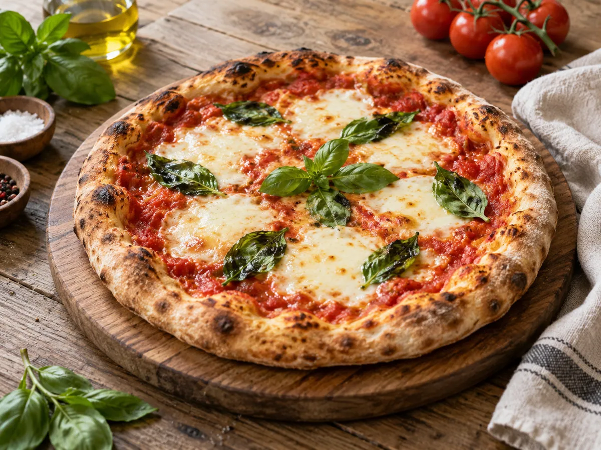 Pizza margherita maison